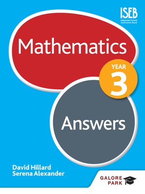 cover image of Mathematics Year 3 Answers